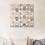 Lattice Desert Blue and Copper - impression d'art graphique-32902303-66679388