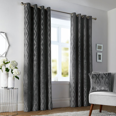 Semi Sheer Curtain Pair