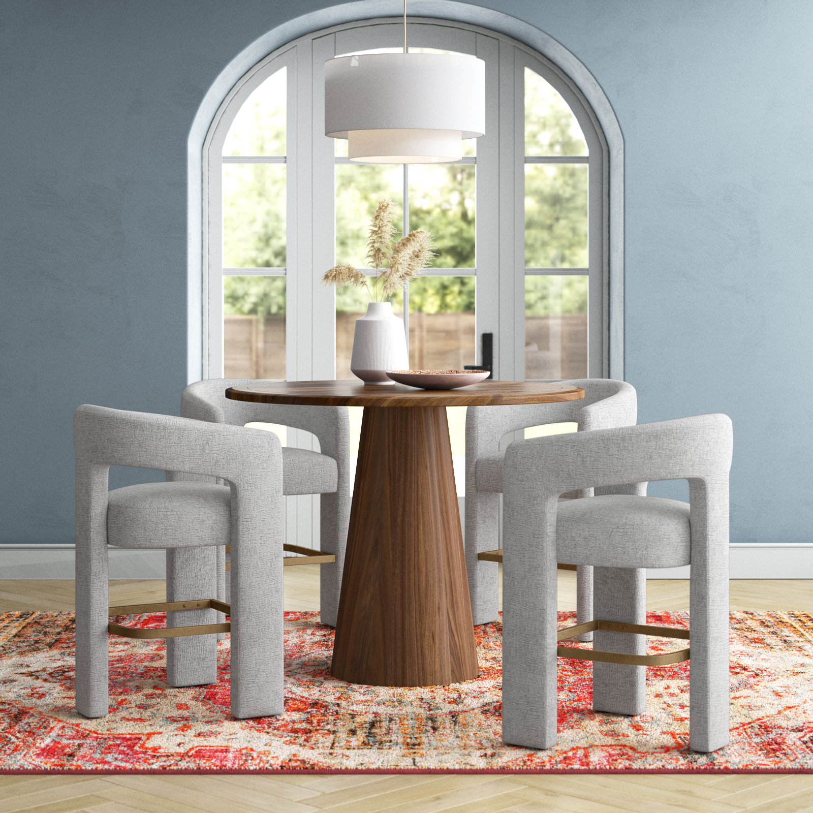 Darlington 5 - Piece Dining Set, Gray