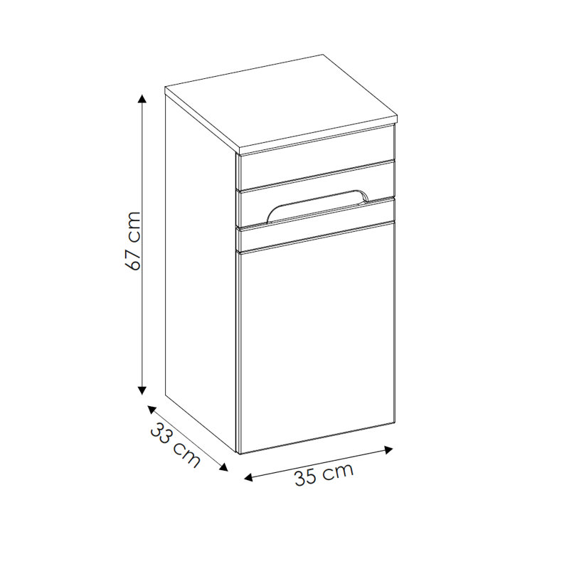 Holmann Wall Bathroom Cabinet