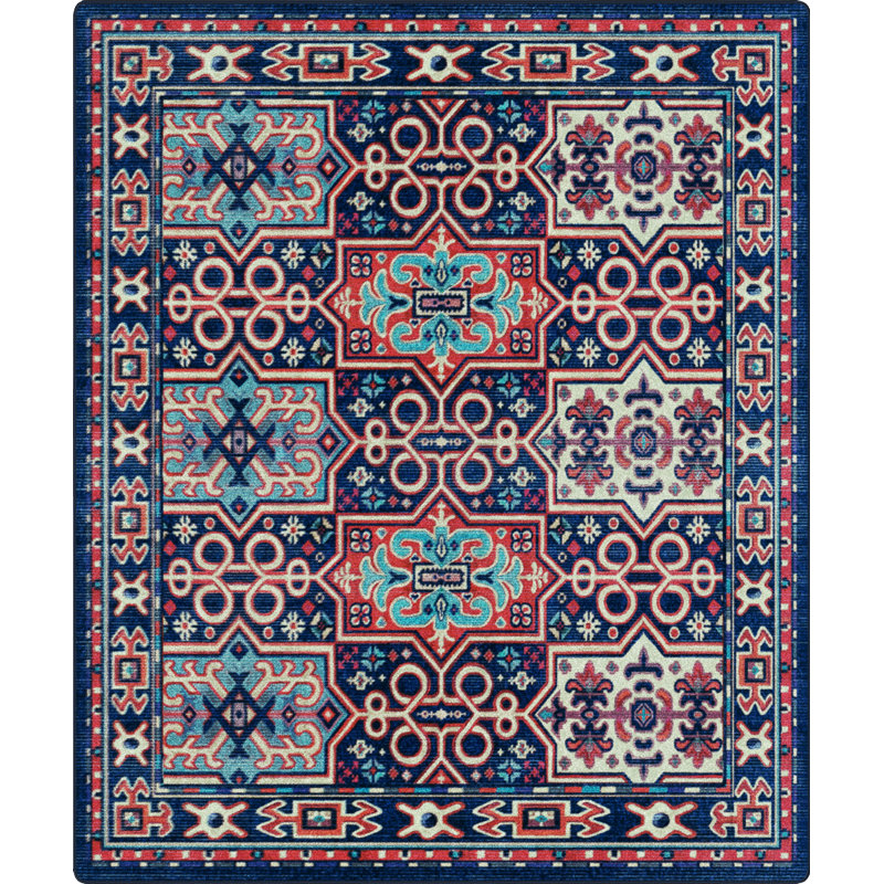 Drayke Premium EnduraStran Nylon Distressed Area Rug, Rectangle 10'9"x13'2"