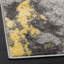 Tapis gris / jaune en polypropylène tissé à la machine à motif abstrait Riebe-20794891