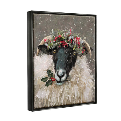 " Holiday Berries Farmhouse Sheep " by Pip Wilson