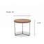 Table de bout à pieds croisés Heckson