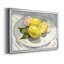 Citrons sur une plaque I - peinture sur toile encadrée-1713154678-1713154674