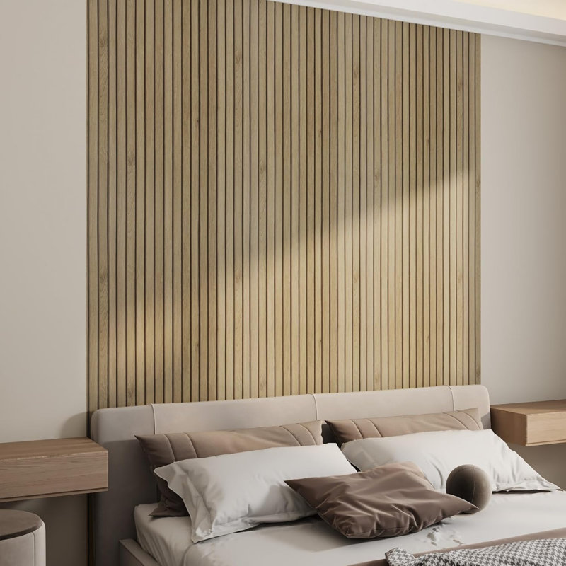 Wood Panel Wallpaper Brown Self Adhesive Wood Effect Wallpaper for Walls 60 x 500 CM