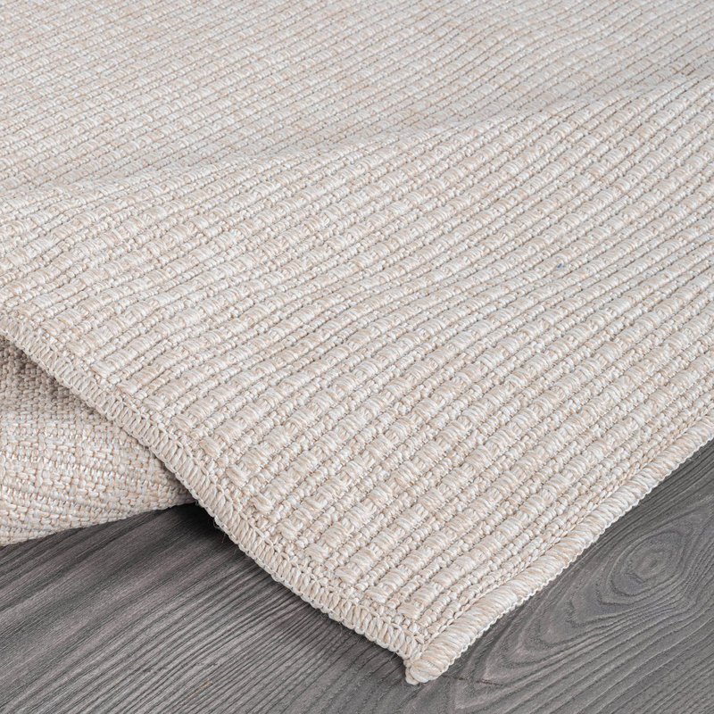 Nadene Ivory Indoor Area Rug, Rectangle 9' x 12'
