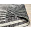 Tapis contemporain gris / blanc en laine noué à la main Contemporary-88615500