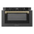 ZLINE Autograph 24 in. Built-in Microwave Drawer in Black Stainless Steel and Accents-87820662