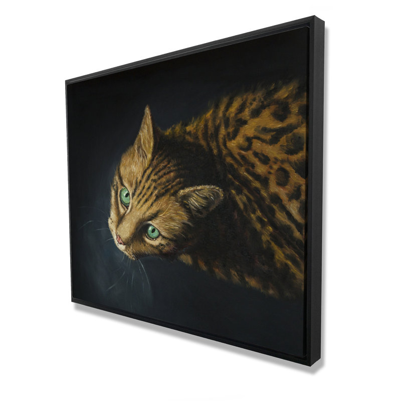 Bengal Cat, chambre à coucher, animaux de compagnie, toile - décoration murale