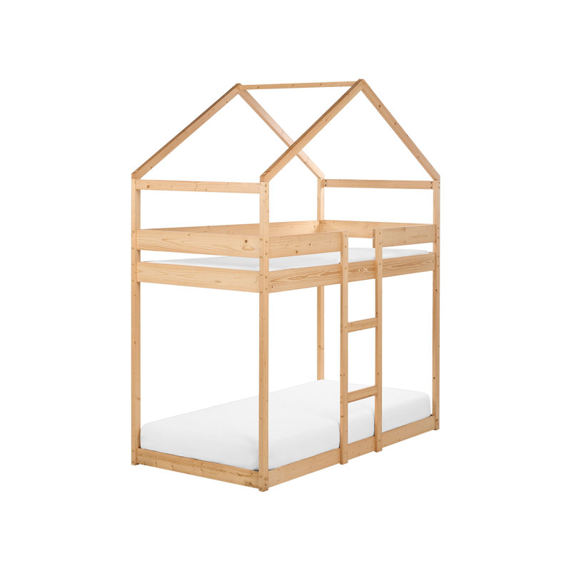 Flandria Solid Wood Bed, Brown