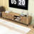 TV Stand with Hidden Storage and Cable Management