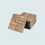 20 carreaux de terrasse imbriqués à carreaux, plancher de bois franc d'acacia carré 12 po x 12 po-111987188