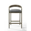 Tabouret de comptoir rembourré 27,36 po Piera-883441039