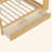 Wooden Daybed With Storage Shelves, Multi-Functional Bed With Two Storage Drawers And  Study Desk-1280239188