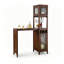 Extendable with Solid Wood and Glass Base Dining Table