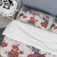 Ensemble de housse de couette multicolore floral pivoine - chalet et auberge-1963339021