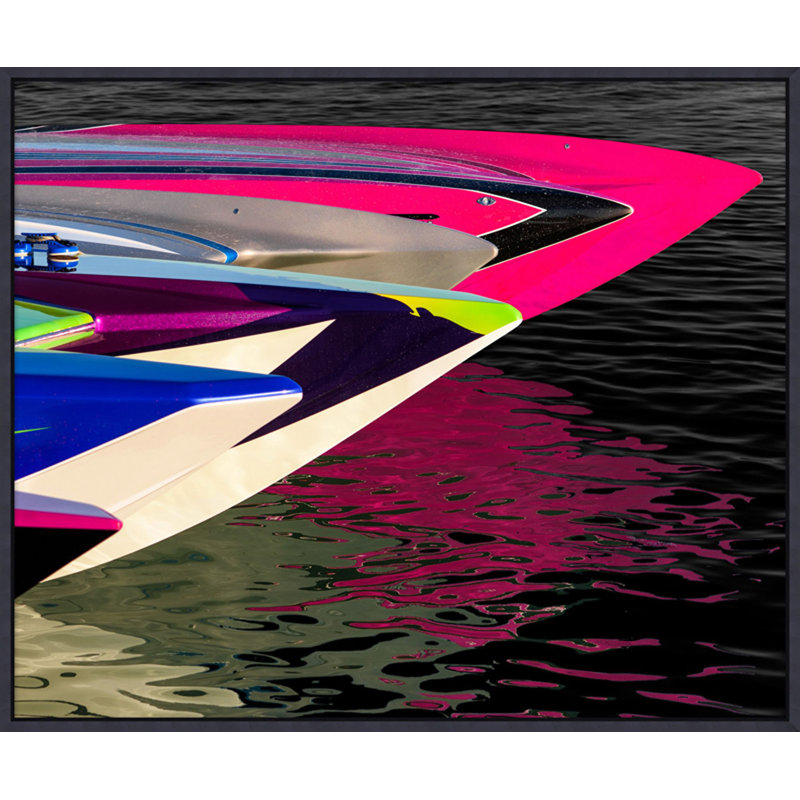 Speed Boat Reflections Print by Mat Sanders