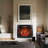 Electric Fireplace Insert, Western Modern 37.8” Touch Panel Heater with Flame &amp; Crackling Sound | Vent Free