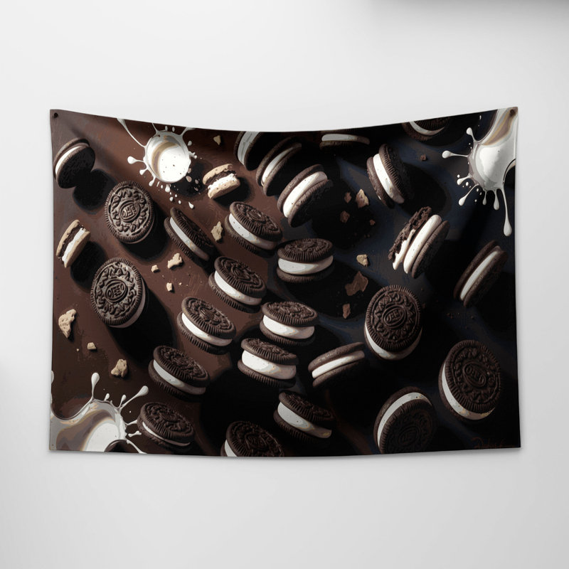 Tapisserie murale Desserts Oreos, 26 po x 36 po