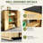 Wood Steel Storage Cabinet