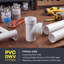 2 po. Tuyau d'évacuation des eaux usées en PVC, tuyau d'évacuation en PVC, té H x H x H en PVC blanc, raccord d'évacuation et d'évacuation, (paquet de 25)