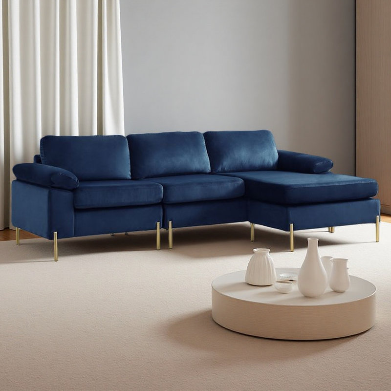 Velvet Sofa, Blue Velvet