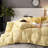 Waffle Weave Duvet Cover Set Cotton and Linen Blend Textured-110476432-110476434