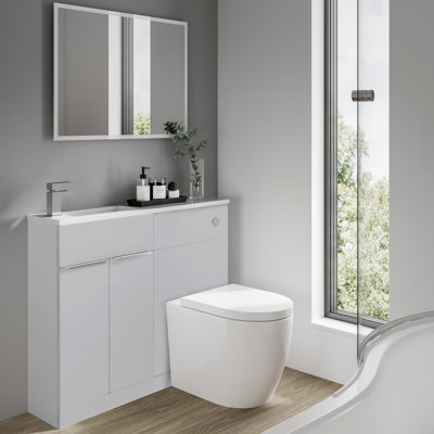 1000mm Combined Vanity Unit with Toilet Included