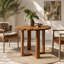 with Solid Wood Base Dining Table