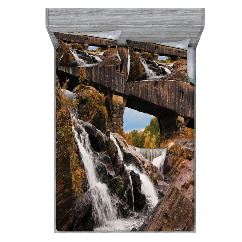 Microfiber Sheet Set, Queen Sheet Set with Fitted Sheet