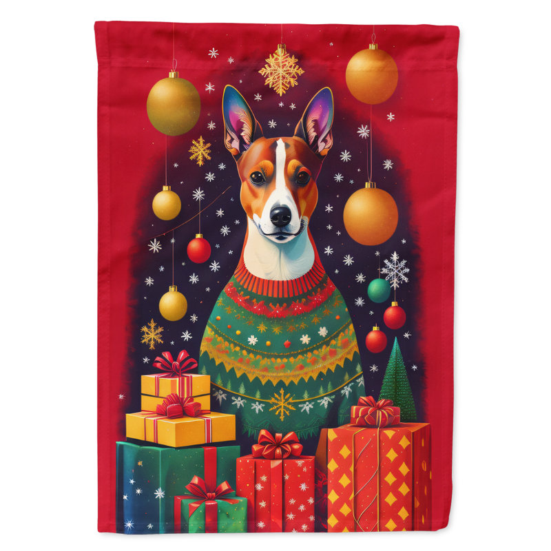 Drapeau de maison en polyester 2 côtés 40 x 28 po