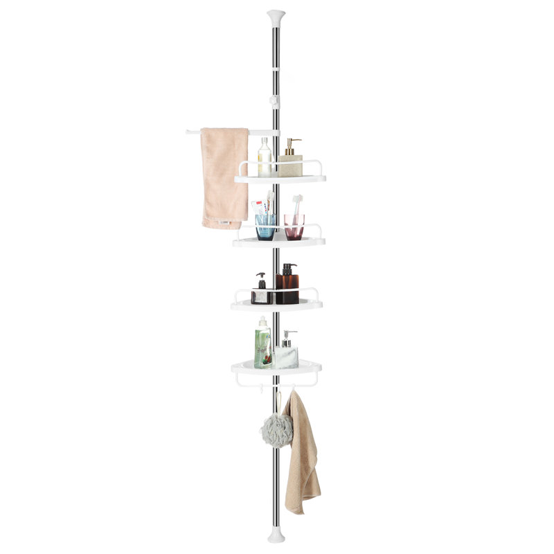 Anaelle Wall Shower Caddy, White