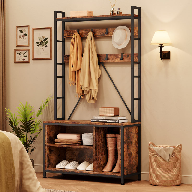 Hall Tree 92.5cm Wide, Brown