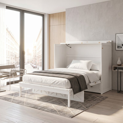 Full Size Murphy Bed with Large Drawers