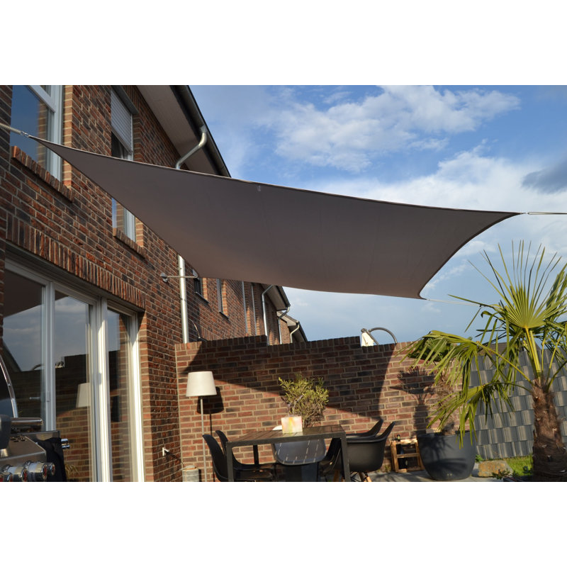 Naaman 4m x 3m Rectangular Shade Sail, Grey