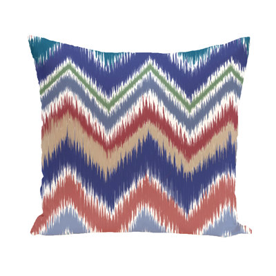 Chevron Outdoor Reversible Throw Pillow