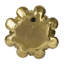 Plaque dorée succulente dorée - 1,6 po de largeur, 10 po de profondeur, de hauteur, de résine et de métal, 10 x 10 x 1,6 po de style Modern Home Design, rehaussant le style du décor-527344899