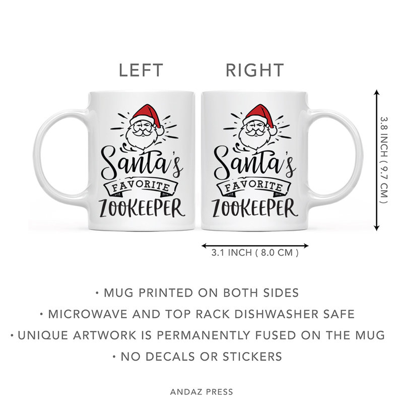 Tasse à café « Zookeeper » préférée du père Noël