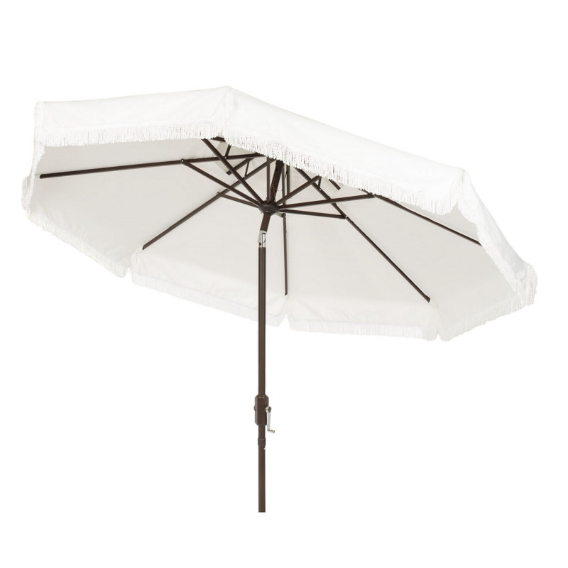 Parasol de plage 99,6 po Tyler, Blanc