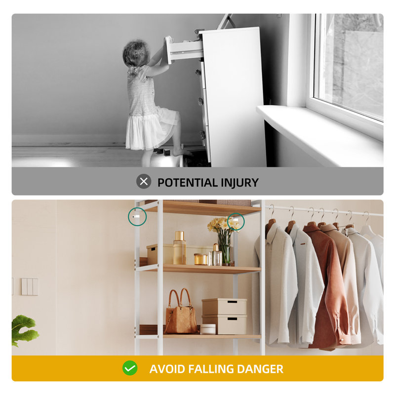 Eley 70.8'' - 105'' Closet System