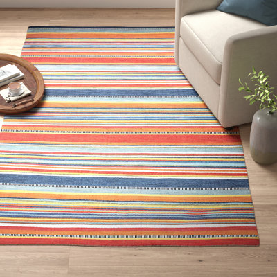 Newsome Striped Indoor / Outdoor Rug