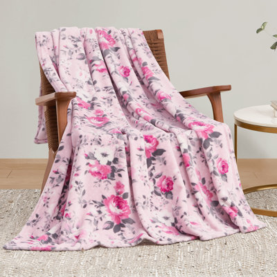 Jessica Simpson 60" x 70" Plush Throw Blankets