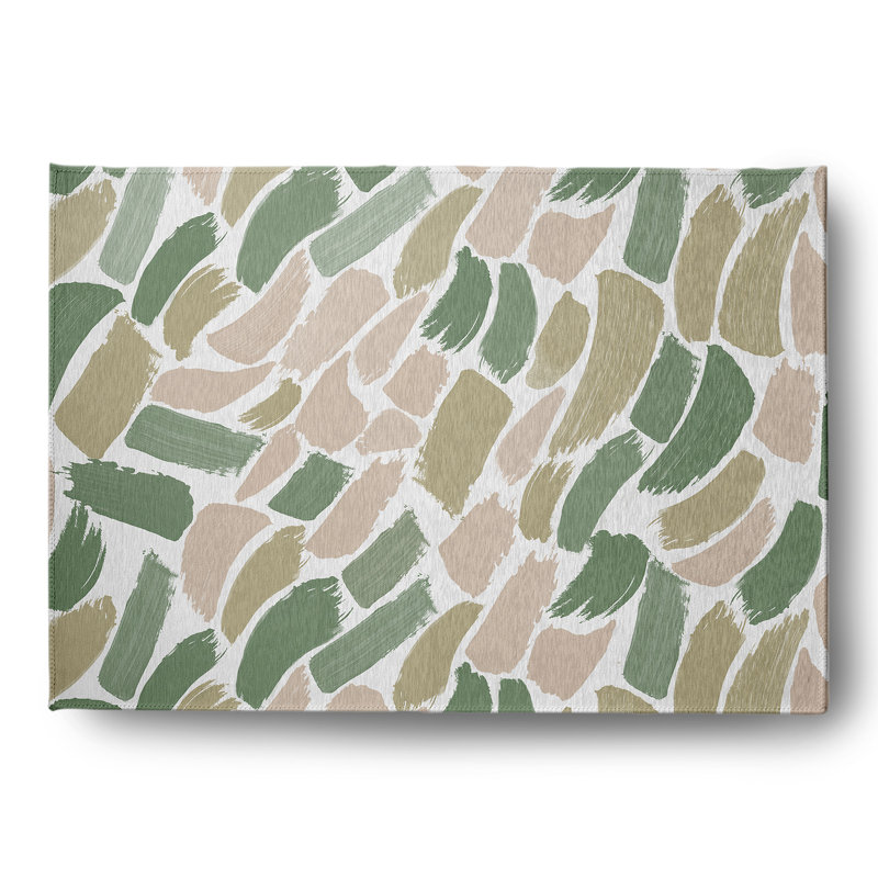 Chenille Abstract Indoor Rug, Rectangle 5' x 7'
