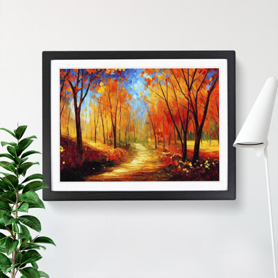 Sublime Autumn Forest Vol.3 Abstract - Single Picture Frame Painting
