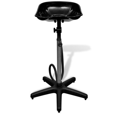 Bluford Black Pedestal Shampoo Sinks