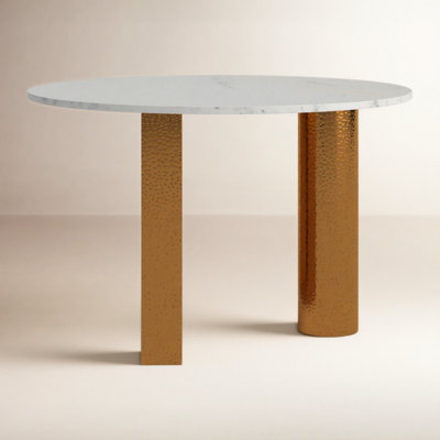 Hemlock 48'' Round Marble Dining Table