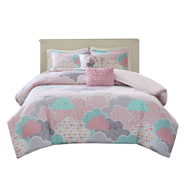 Gracie Mills Eowyn Cotton Printed Duvet Cover Set | Wayfair