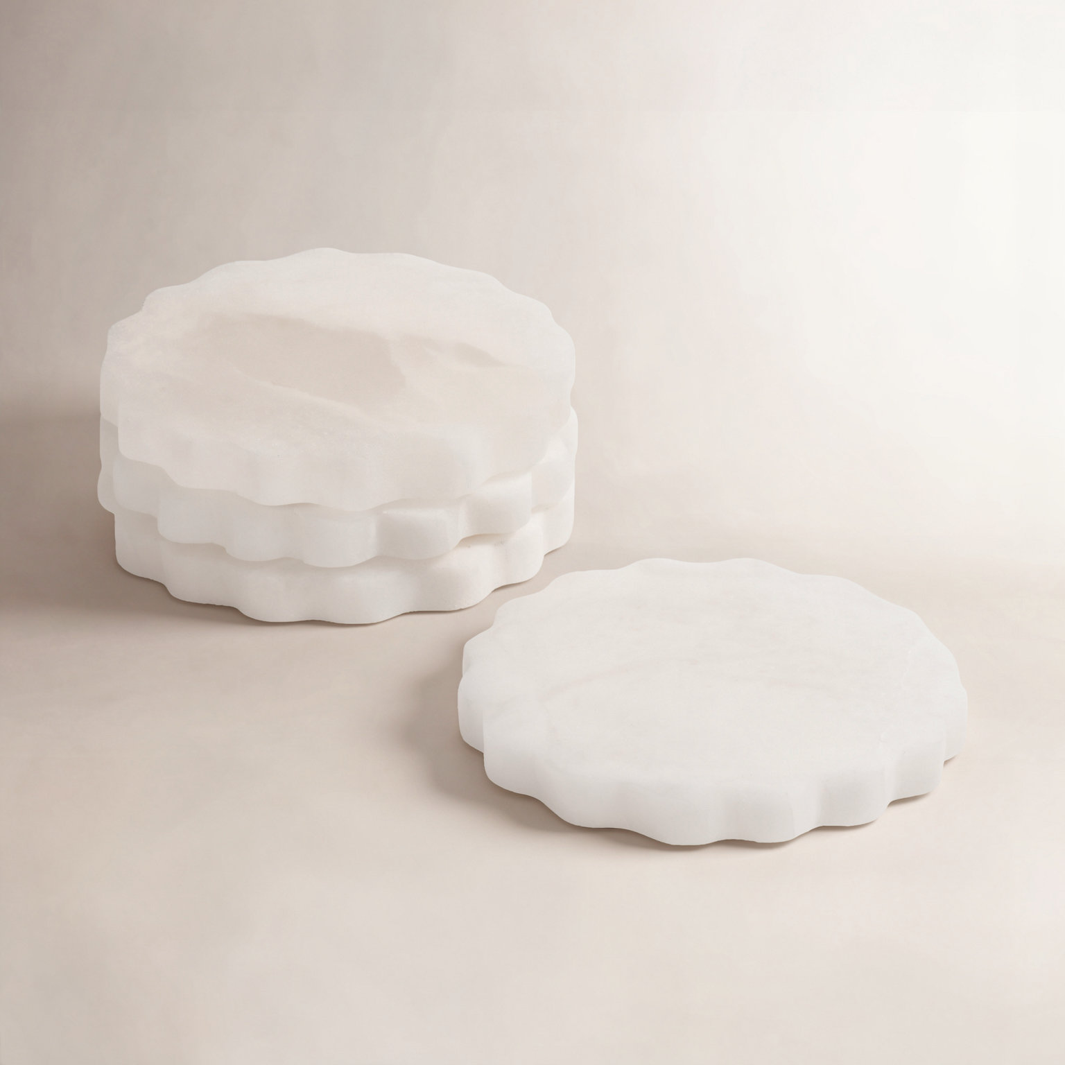 Alabaster Drink Coasters