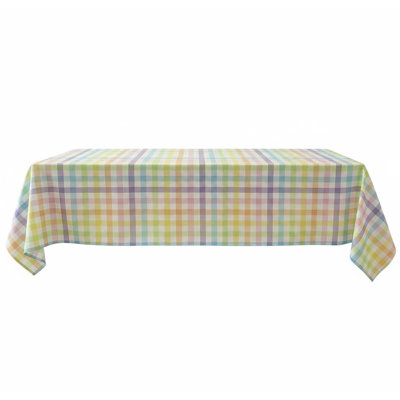 Nappe carrée à carreaux de 58 x 58 po à carreaux vichy pour tables et événements